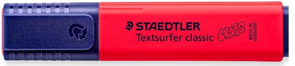 Marca Texto Staedtler Textsurfer Classic Vermelho 364C200