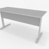 MESA LUNASA SLIM SEM GAVETA 1500X600X740MM BRANCO SL15113BR