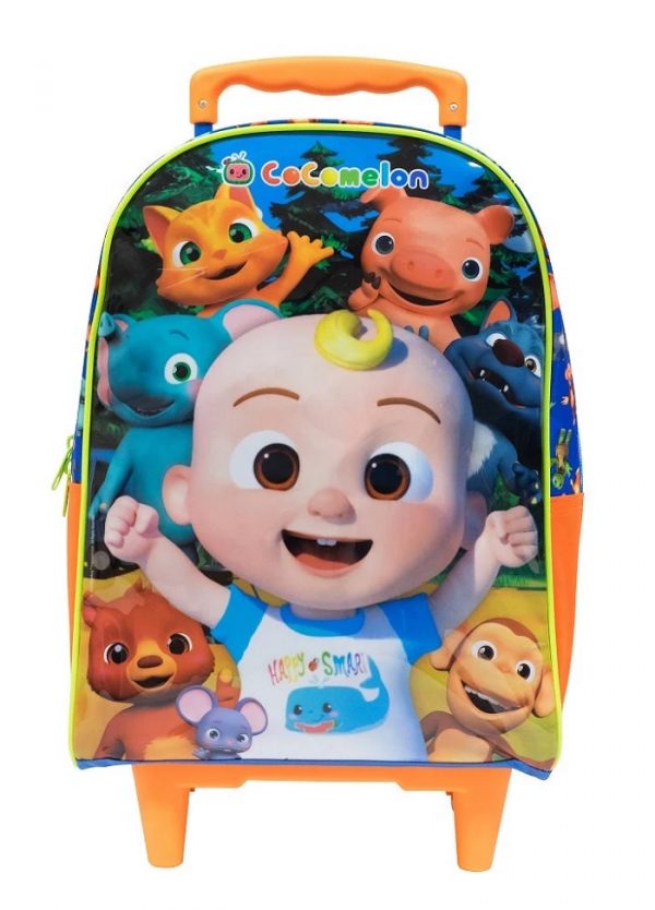 Mochila Com Rodinhas Cocomelon X2 Grande Xeryus 10880