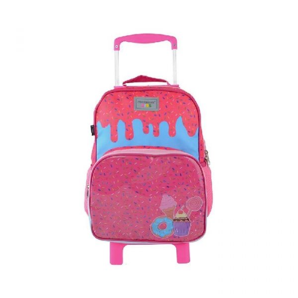 Mochila Com Rodinhas Container Kids Doces Dermiwil 52219