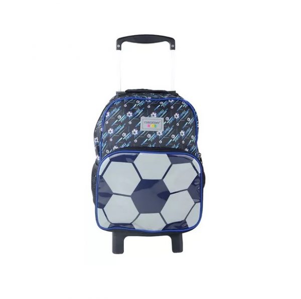 Mochila Com Rodinhas Container Kids Futebol Dermiwil 11940