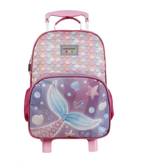 Mochila Com Rodinhas Container Kids Sereia Dermiwil 11944