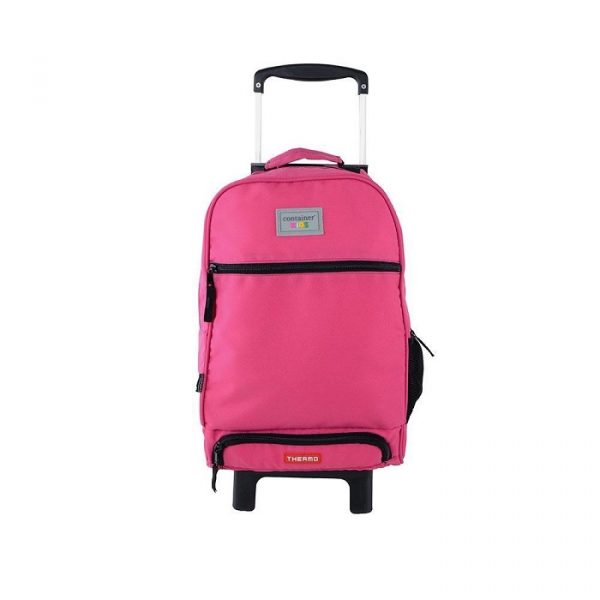 Mochila Com Rodinhas Container Kids Thermo C/Bolso Térmico Feminina Dermiwil 11947