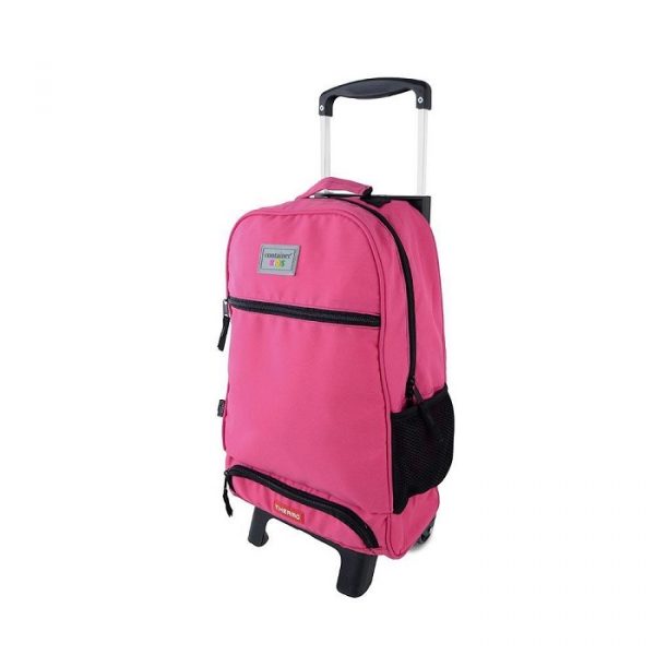 Mochila Com Rodinhas Container Kids Thermo C/Bolso Térmico Feminina Dermiwil 11947