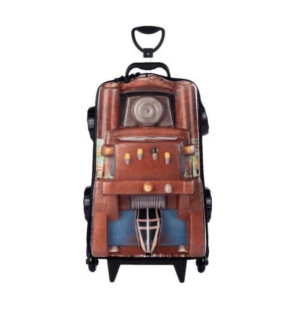 Mochila Com Rodinhas Diplomata Carros Tow Mater 3D 3851BM22