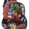 Mochila Com Rodinhas Luxcel Avengers Vermelha IC38015AG-VM