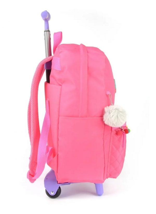 Mochila Com Rodinhas Luxcel Barbie Pink MC51625BBPK