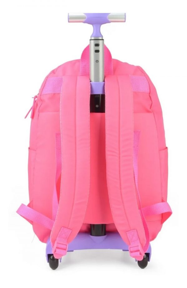 Mochila Com Rodinhas Luxcel Barbie Pink MC51625BBPK