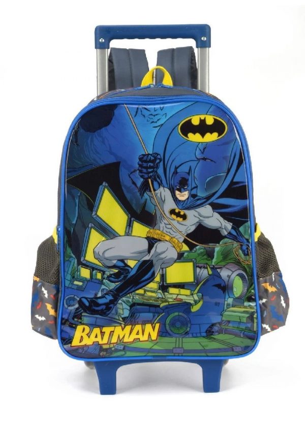 Mochila Com Rodinhas Luxcel Batman Cinza IC37935BMCZ