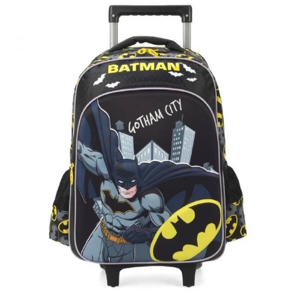 Mochila Com Rodinhas Luxcel Batman IC37952BM-PT