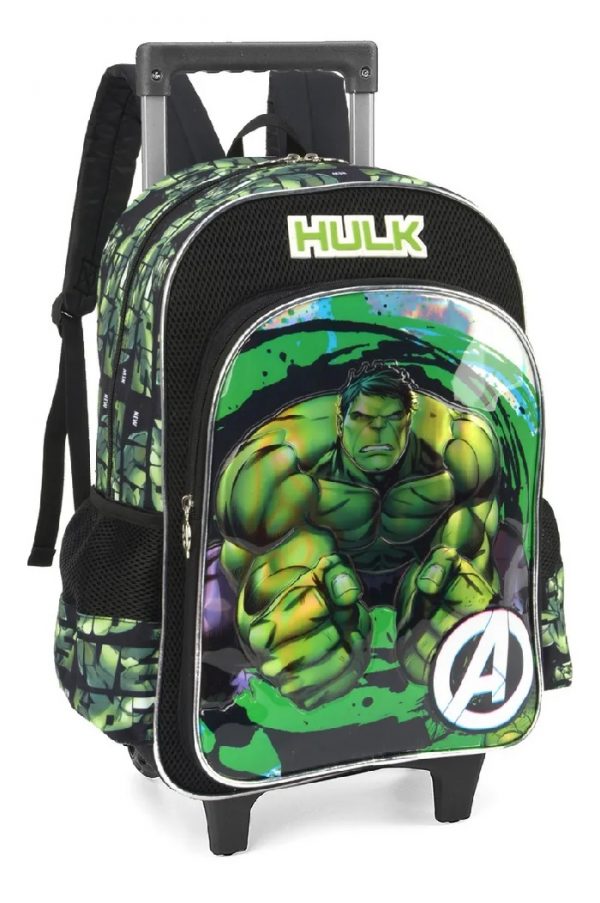 Mochila Com Rodinhas Luxcel Hulk IC38106AGVD