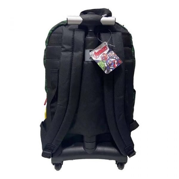 Mochila Com Rodinhas Luxcel Hulk Verde MC51652AGVD