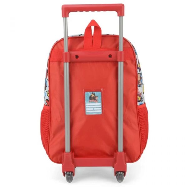 Mochila Com Rodinhas Luxcel Masha E O Urso Vermelho IC37502MUVM