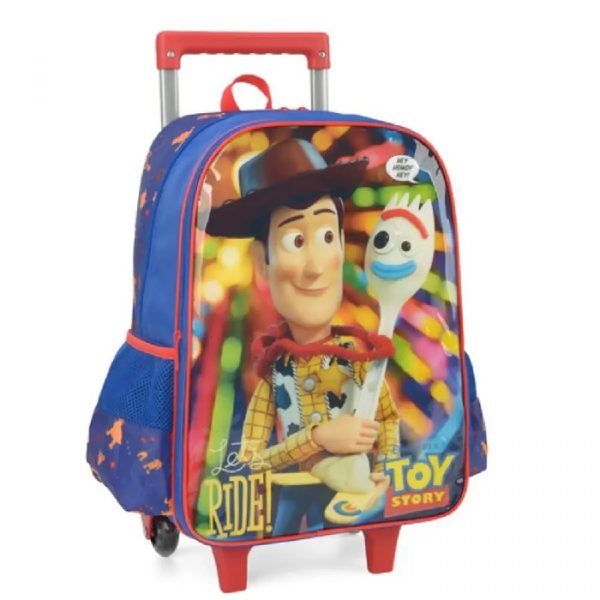 Mochila Com Rodinhas Luxcel Toy Story Vermelho IC37532TYVM