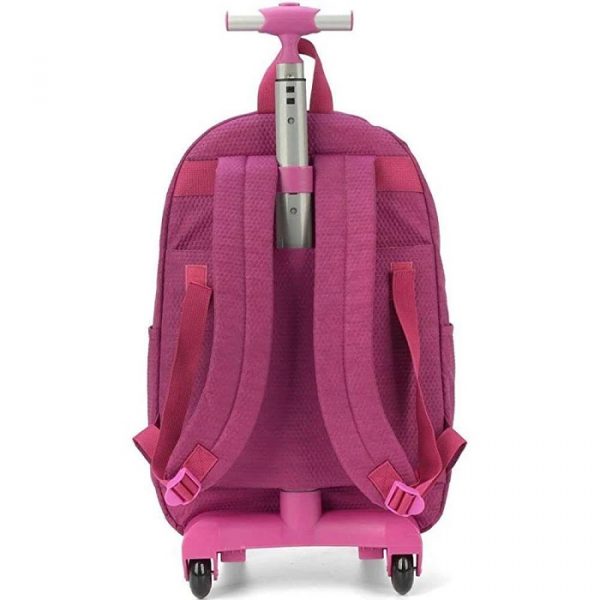 Mochila Com Rodinhas Luxcel UP4YOU Pink MC51617UPPK