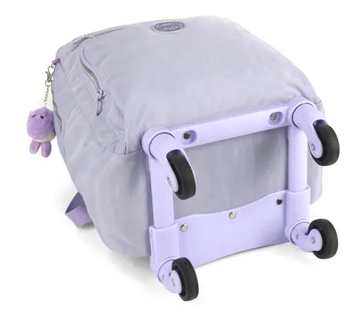 Mochila Com Rodinhas Maxlog UP4YOU Crinkle Lilás Para Notebook - MC51551UPLI