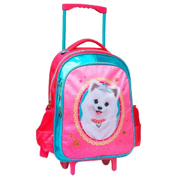 Mochila Com Rodinhas Yins Kids Pets Sortidos YS42120MC