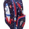 Mochila Com Rodinhas Yins KidsRobo/Foguete 3D Sortidos Mini YS42078MC