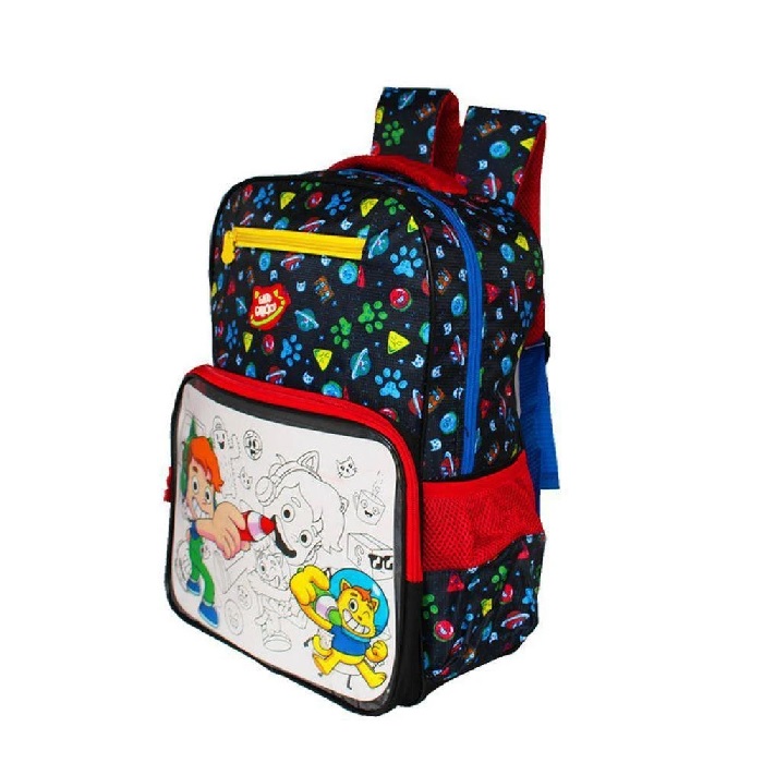 Mochila Escolar Infantil Oficial r Gato Galáctico