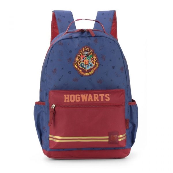 Mochila Costa Luxcel Harry Potter Hogwarts Azul MJ48998HPAZ