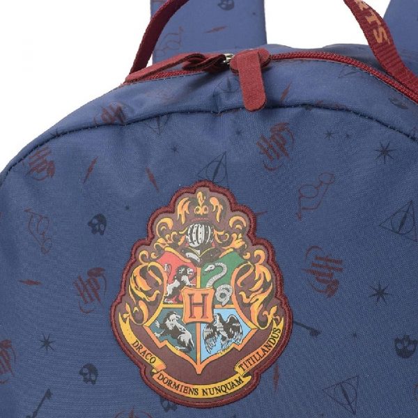 Mochila Costa Luxcel Harry Potter Hogwarts Azul MJ48998HPAZ