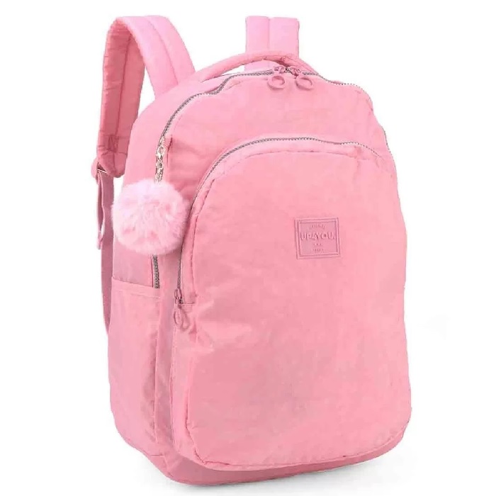 Mochila Costa Luxcel Up You Crinkle Rosa Ms Upra Papelaria Criativa