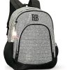 Mochila de Costas Clio Rebecca Bonbon Metalizada com Glitter + Chaveiro Sortida RB3127