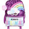 Mochila De Rodinhas Glitter Gang Arco Iris Clio CG2216