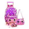 Mochila De Rodinhas Kit Holográfica Clio PH326KT/ LCW
