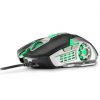 Mouse Gamer Multilaser 2400dpi 6 Botões Led Verde MO269