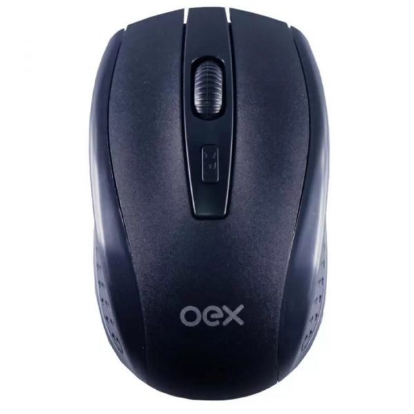 Mouse OEX Sem Fio Óptico Experience Wireless 1600PI Preto MS411
