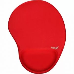 Mouse Pad Reflex com Apoio em Gel Vermelho