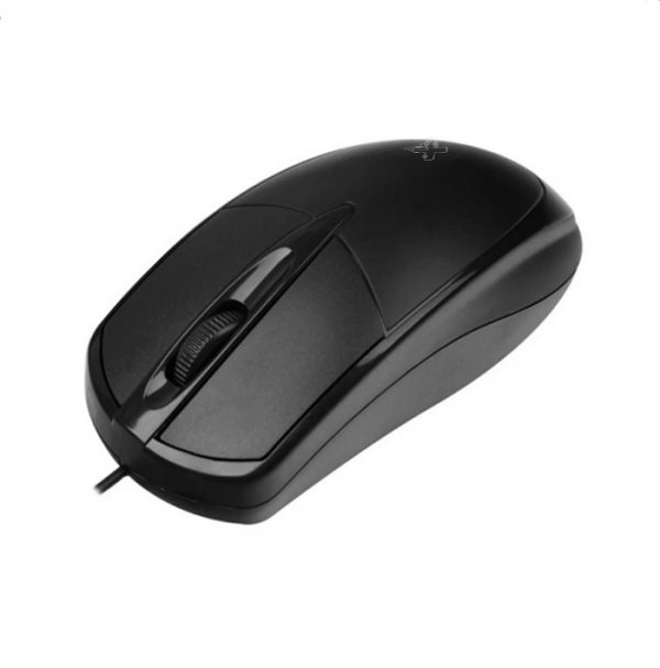 Mouse Universitario Preto USB 2.0 Com Fio Maxprint