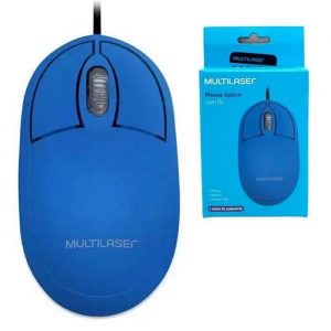 Mouse USB Box 1200DPI Azul MO305 Multilaser