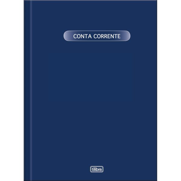 O Livro de Conta Corrente Capa Dura Oficio 100 Folhas Tilibra Pct 05 Unidades