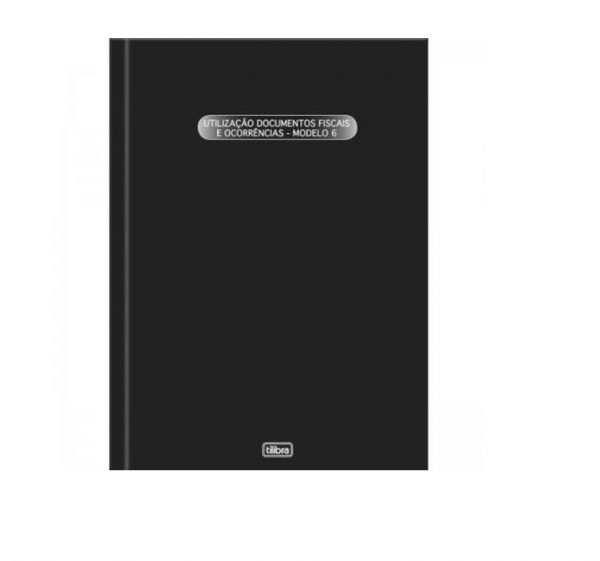 O Livro Registro Documento Fiscal e Termos de Ocorrência Capa Dura Modelo 6 12.116-9