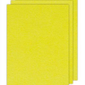 Papel Cartão Fosco Off Paper Amarelo Fluorescente 200g Pct20