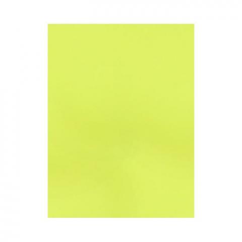 Papel Cartolina Dupla Face Color SET Amarelo Fluorescente