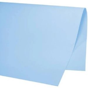 Papel Color Set Liso 48cm x 66cm Azul Claro - Reipel c/20 Unidades