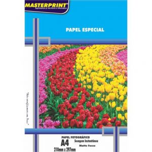 Papel fotografico Masterprint inkjet A4 matte 230g c/100