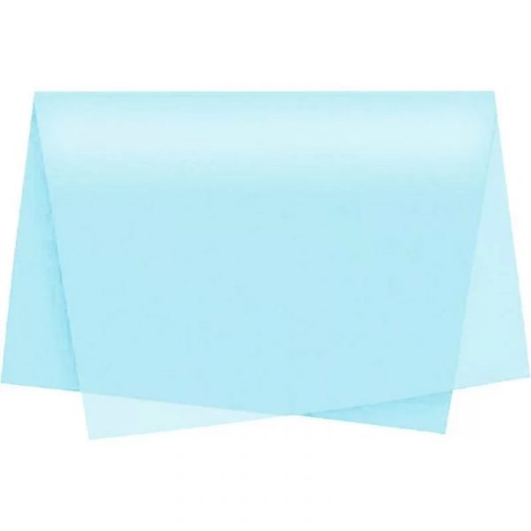 PAPEL SEDA LISO AZUL CLARO 60X48 NOVAPRINT PCT100