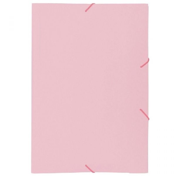 PASTA ABA ELASTICA PLASTICA ACP OFICIO FOSCA ROSA PASTEL 1421RS