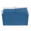 Pasta Organizadora Sanfonada A4 Container Azul C/08 Divisórias - Dermiwil 37640