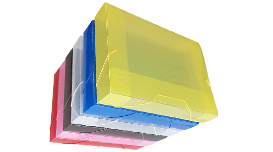 PASTA PLASTICA LOMBO QUALITY 55MM ACP CRISTAL PCT10 6025CR