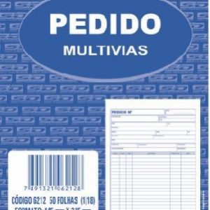 PEDIDO SAO DOMINGOS 1VIA 1/18 50FLS 155X215MM PCT20 6212