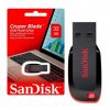 Pen Drive 32GB Sandisk Cruzer Blade Preto e Vermelho SDCZ50