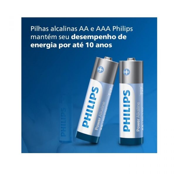 Pilha Alcalina Philips AA 1,5V Com 16 Unidades LR6P16B/59