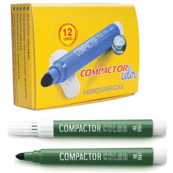 PINCEL ATOMICO COMPACTOR COLOR VERDE