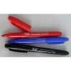 Pincel Marcador Permanente Kaz Ponta Dupla Vermelho KZ946VM C/12 Unidades