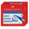Pincel Permanente Faber Castell Azul Ponta Chanfrada 5mm NMP/AZ